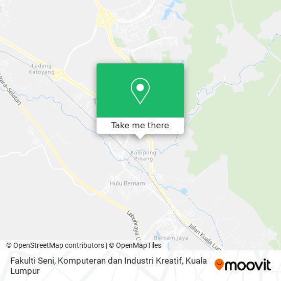 Fakulti Seni, Komputeran dan Industri Kreatif map