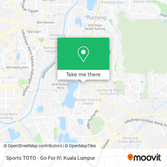 Sports TOTO - Go For It! map