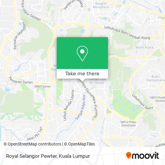 Peta Royal Selangor Pewter