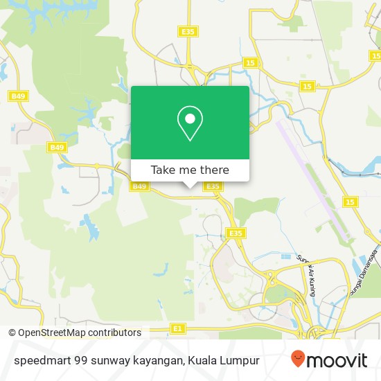 speedmart 99 sunway kayangan map