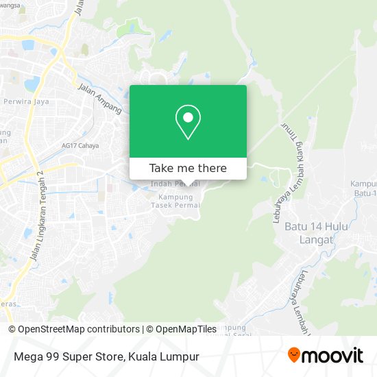 Mega 99 Super Store map