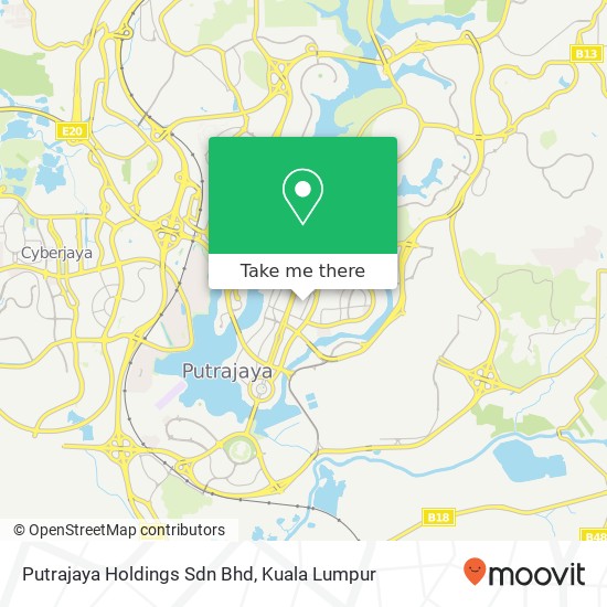 Putrajaya Holdings Sdn Bhd map