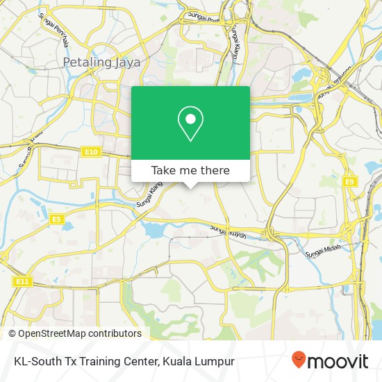 KL-South Tx Training Center map