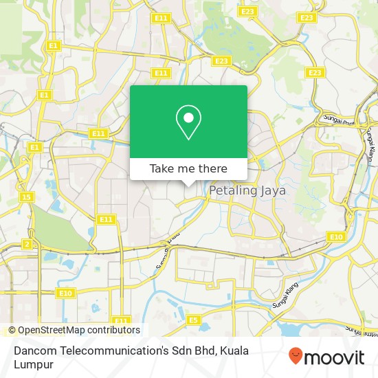 Dancom Telecommunication's Sdn Bhd map