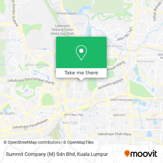 Summit Company (M) Sdn Bhd map