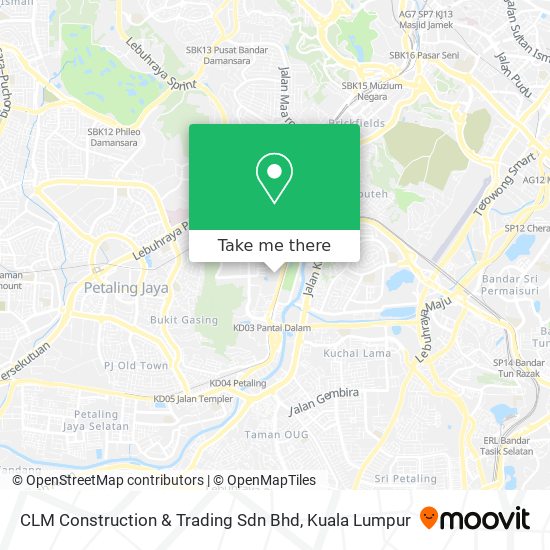 CLM Construction & Trading Sdn Bhd map