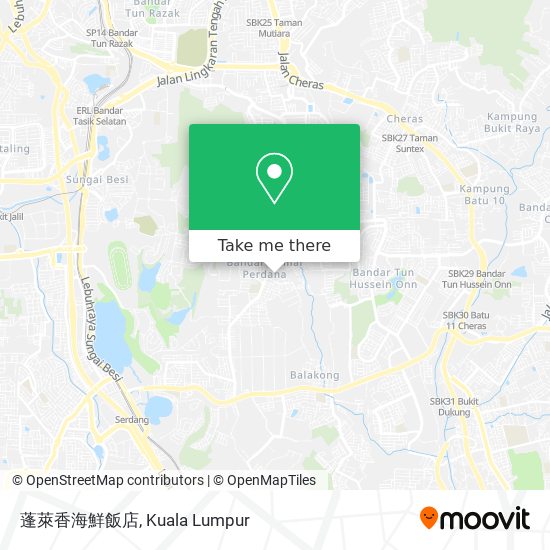 蓬萊香海鮮飯店 map