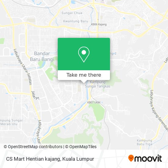 CS Mart Hentian kajang map