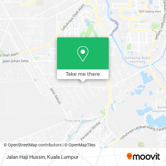 Jalan Haji Hussin map