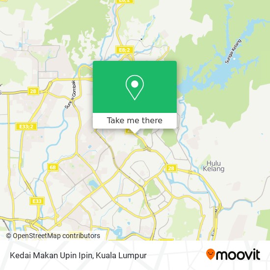 Kedai Makan Upin Ipin map