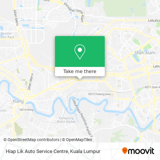 Peta Hiap Lik Auto Service Centre