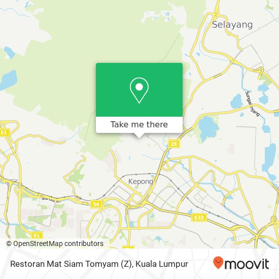 Restoran Mat Siam Tomyam (Z) map