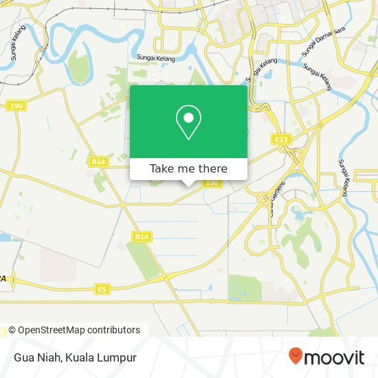 Gua Niah map