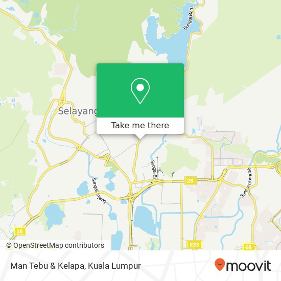 Man Tebu & Kelapa map