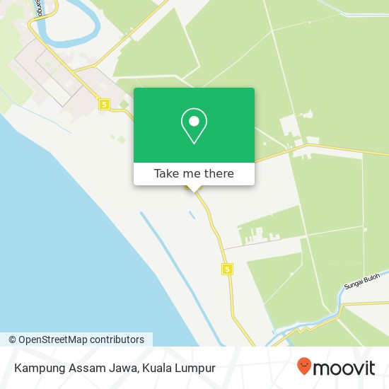Peta Kampung Assam Jawa