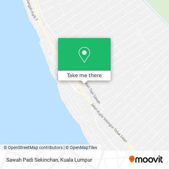 Peta Sawah Padi Sekinchan