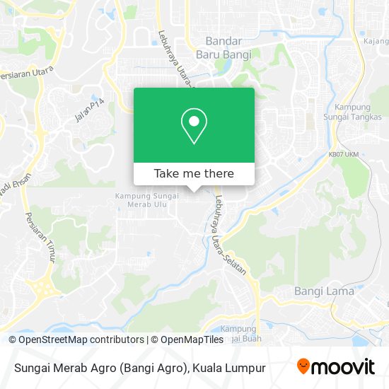 Peta Sungai Merab Agro (Bangi Agro)