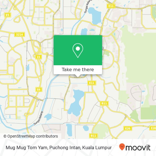 Mug Mug Tom Yam, Puchong Intan map