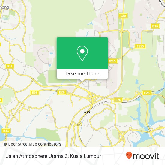 Jalan Atmosphere Utama 3 map