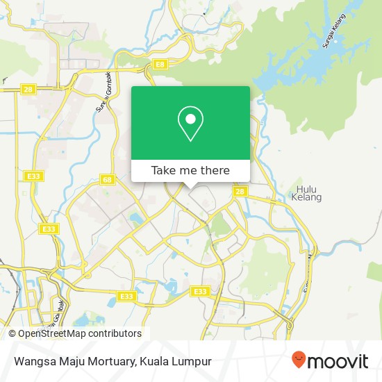 Peta Wangsa Maju Mortuary