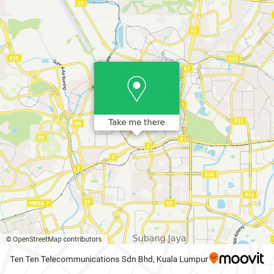 Ten Ten Telecommunications Sdn Bhd map