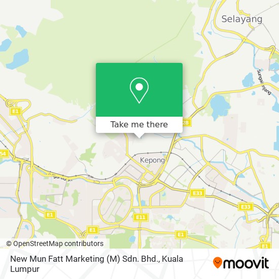 New Mun Fatt Marketing (M) Sdn. Bhd. map
