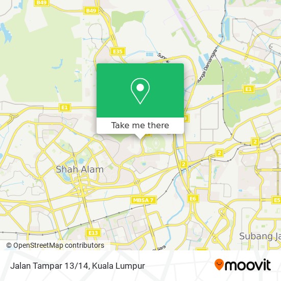 Jalan Tampar 13/14 map