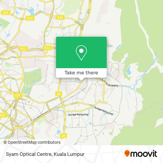 Syam Optical Centre map