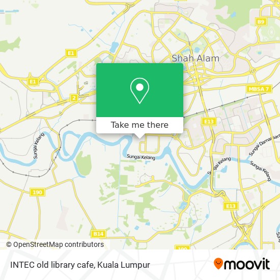 INTEC old library cafe map