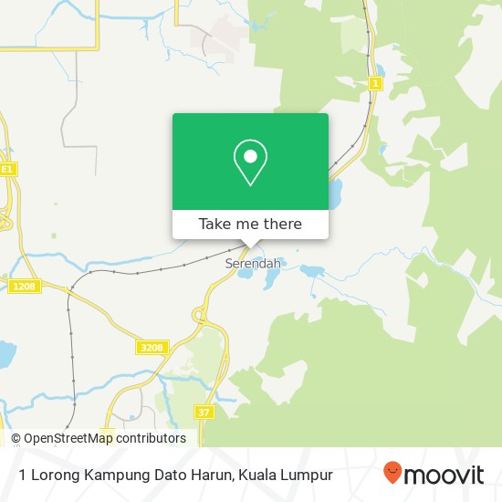 1 Lorong Kampung Dato Harun map