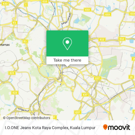 I.O.ONE Jeans Kota Raya Complex map