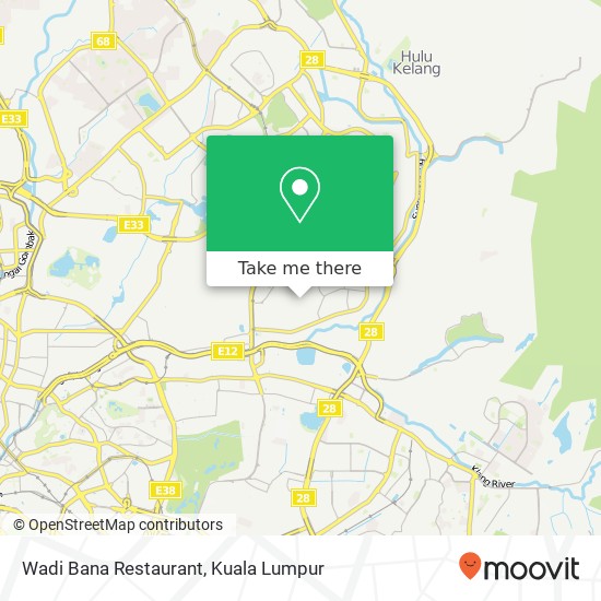 Wadi Bana Restaurant map