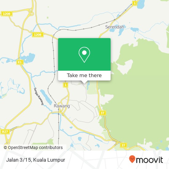 Jalan 3/15 map