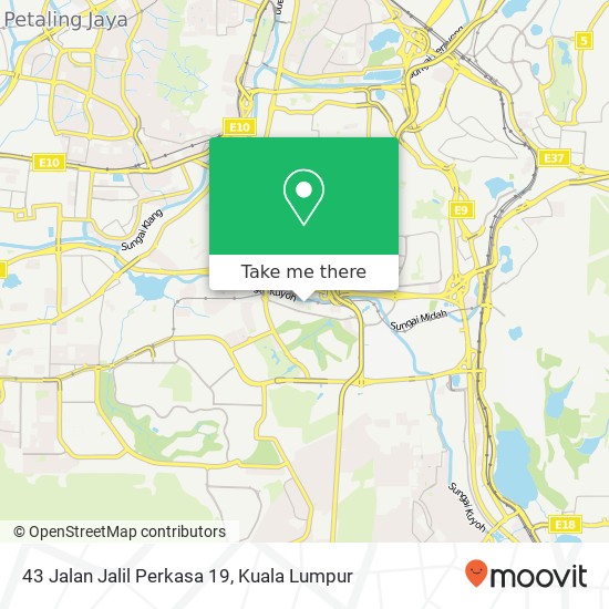 43 Jalan Jalil Perkasa 19 map