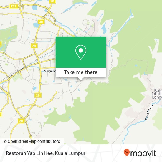 Peta Restoran Yap Lin Kee