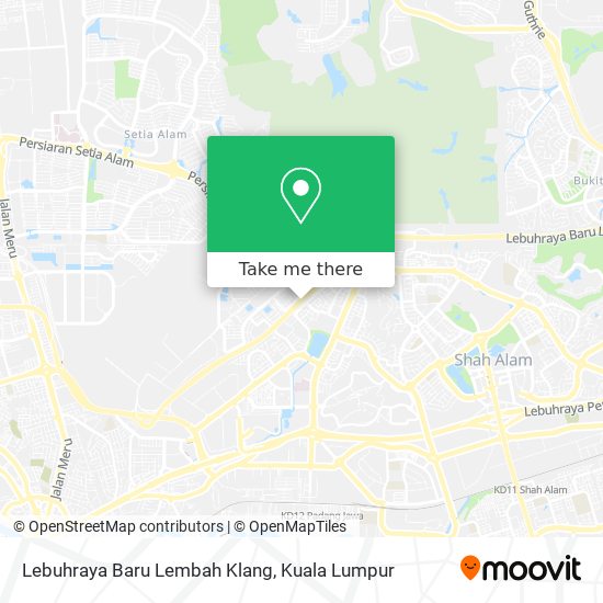 Peta Lebuhraya Baru Lembah Klang