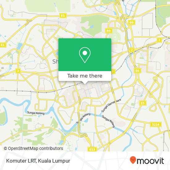 Komuter LRT map