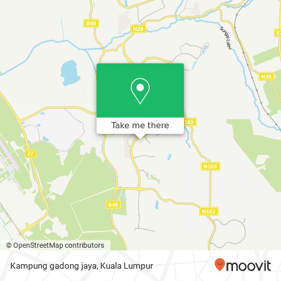 Kampung gadong jaya map