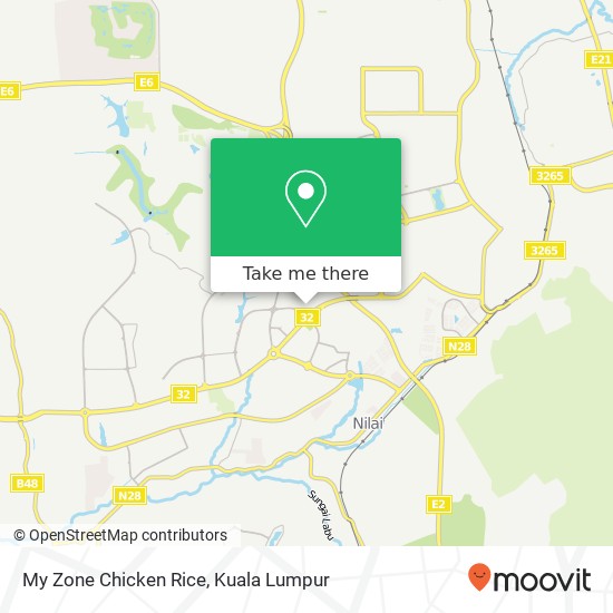 My Zone Chicken Rice map