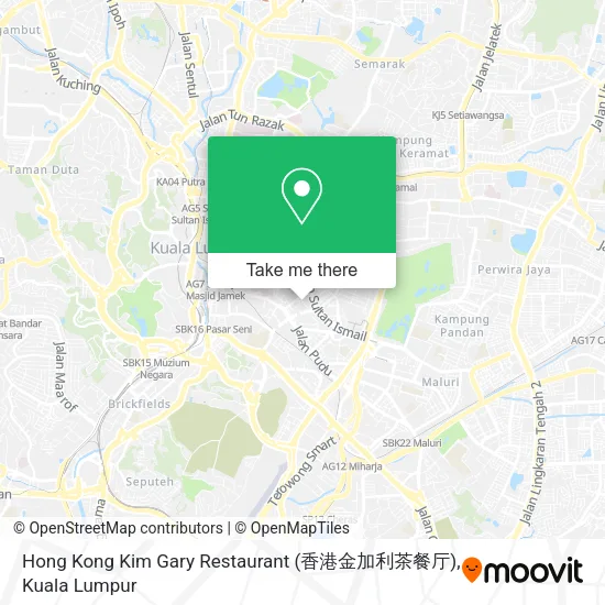 Hong Kong Kim Gary Restaurant (香港金加利茶餐厅) map