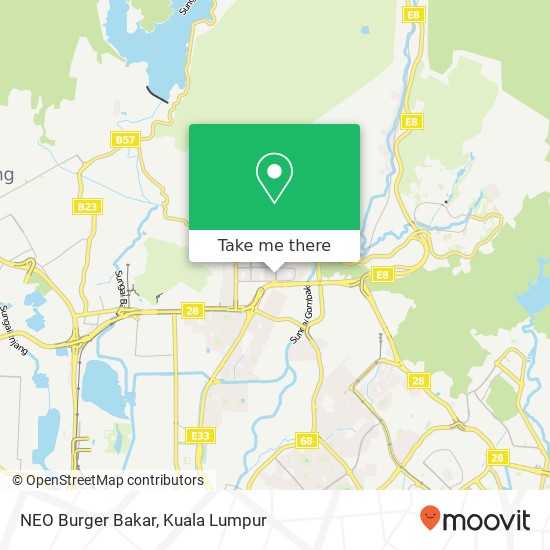 Peta NEO Burger Bakar