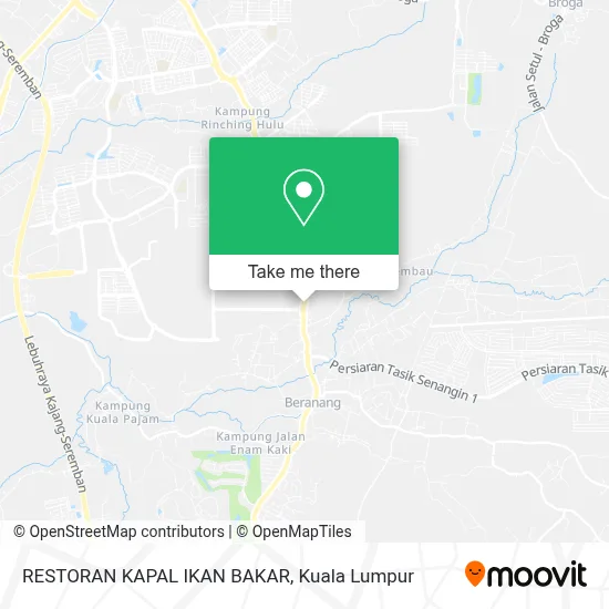 RESTORAN KAPAL IKAN BAKAR map