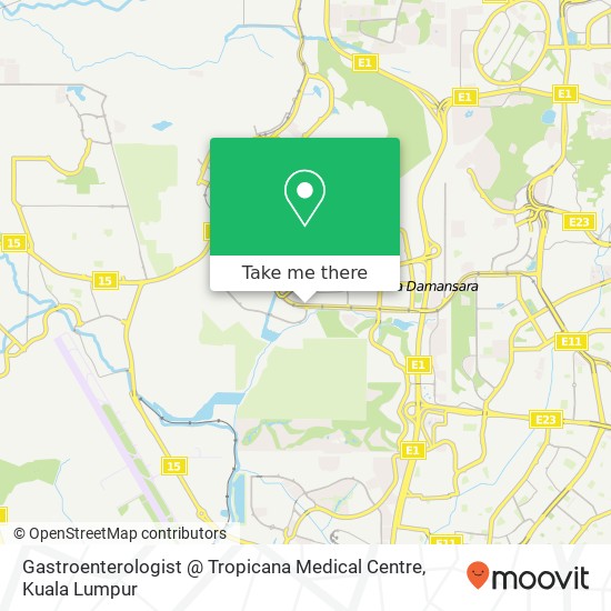 Gastroenterologist @ Tropicana Medical Centre map