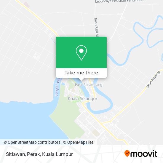 Sitiawan, Perak map