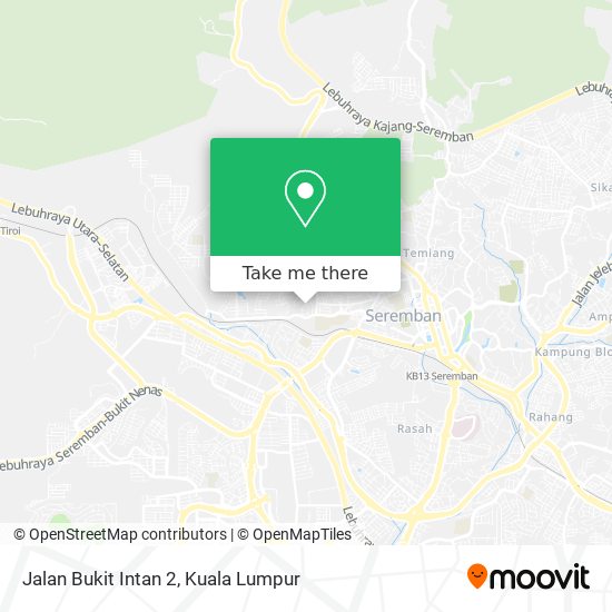 Jalan Bukit Intan 2 map