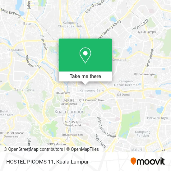 HOSTEL PICOMS 11 map