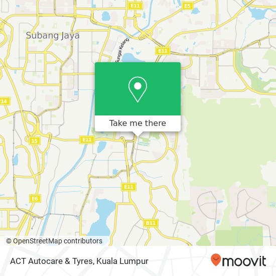 ACT Autocare & Tyres map