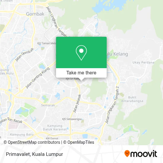 Primavalet map