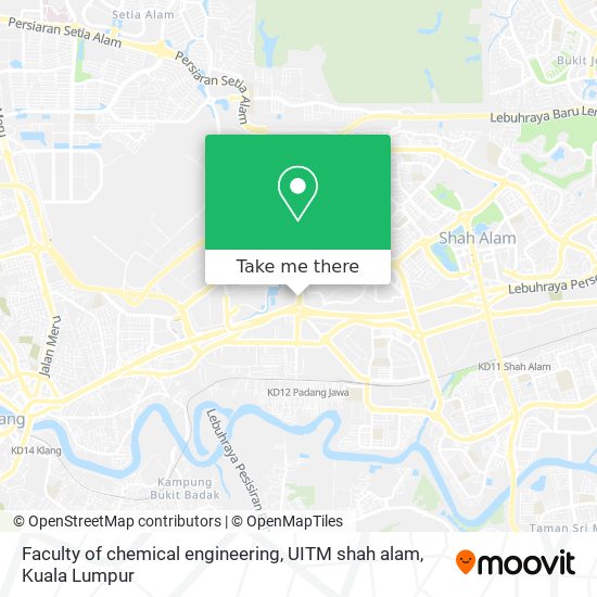 How To Get To Faculty Of Chemical Engineering Uitm Shah Alam In Shah Alam By Bus Or Train