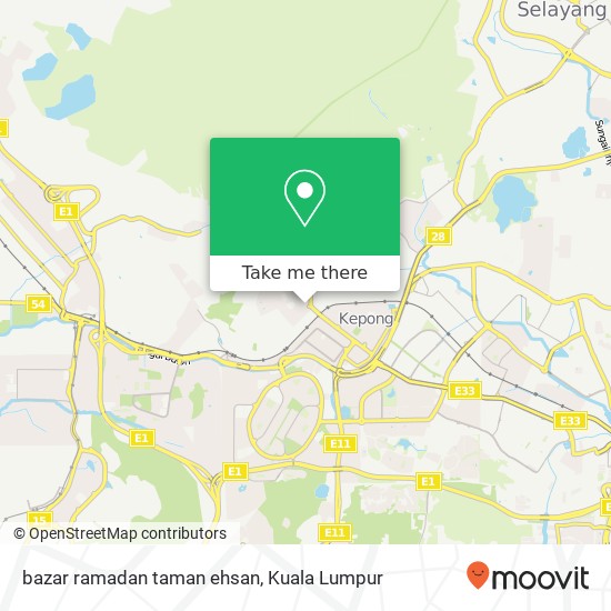 bazar ramadan taman ehsan map